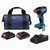 Bosch GDX18V-1860CB23 18V Connected-Ready Two-In-One 1/4 In. and 1/2 In. Bit/Socket Impact Driver/Wrench Kit with (1) CORE18V 4.0 Ah Compact Battery and (1) 2.0 Ah SlimPack Battery