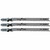 Bosch T101B3 3 pc. 4 In. 10V TPI Clean for Wood T-Shank Jig Saw Blades