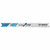 Bosch U118AF 5 pc. 2-3/4 In. 17-24P TPI Flexible for Metal U-shank Jig Saw Blades