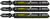 Bosch T150RF3 3 pc. 3-1/4 In. 50 Grit Carbide Edge for Ceramics T-Shank Jig Saw Blades