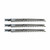 Bosch U234X3 3 pc. 4-1/4 In. 8-12 TPI Progressor for Wood U-Shank Jig Saw Blades