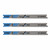 Bosch U118A3 3 pc. 3-1/8 In. 17-24P TPI Basic Metal Cutting U-shank Jig Saw Blades