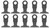 Bosch OSL212F-10 2-1/2 In. Starlock Oscillating Multi Tool Bi-Metal Plunge Cut Blade 10 pk.