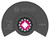 Bosch OSL400K 4 In. Starlock Oscillating Multi Tool Bi-Metal Serrated Knife Segmented Blade