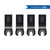 Dremel MM200W-4 Universal True-Fit 1-1/4" Bi Metal Cutting Oscillating Multi-Tool Blade (4-Pieces)