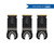 Dremel MM300W-3 Universal True Fit 1-1/4" Carbide Flush Cutting Oscillating Multi-Tool Blade (3-Piece)