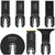 Dremel MM497U Cutting Set Including A Mix of Drywall, Wood, General Purpose, and Carbide Universal Dual Interface Oscillating Blades (7 Pieces)