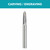 Dremel 9910 1/8 In. Tungsten Carbide Carving Bit