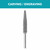 Dremel 9931 1/4 In. Structured Tungsten Carbide Carving Bit