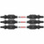 Bosch ITDESQ12503 3 pc. Impact Tough 2.5 In. Square #1 Double-Ended Bits