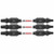 Bosch ITDESQ22503 3 pc. Impact Tough 2.5 In. Square #2 Double-Ended Bits