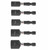 Bosch ITDNSV105 5 pc. Driven 1-7/8 In. Impact Nutsetter Set