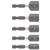 Bosch ITNSV105 5 pc. Impact Tough 1-7/8 In. Nutsetter Set