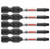 Bosch ITSQ2205 5 pc. Impact Tough 2 In. Square #2 Power Bits