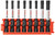 Bosch CCSTV208 8 pc. Impact Tough Torx 2 In. Power Bits with Clip for Custom Case System