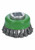 Bosch WBX329 3 In. Wheel Dia. X-LOCK Arbor Stainless Steel Knotted Wire Single Row Cup Brush