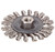 Bosch WB544 4 In. Carbon Steel Full Cable Knotted Wire Wheel