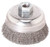 Bosch WB525 4 In. Wheel Dia. 5/8 In.-11 Arbor Carbon Steel Crimped Wire Cup Brush