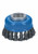 Bosch WBX328 3 In. Wheel Dia. X-LOCK Arbor Carbon Steel Knotted Wire Single Row Cup Brush