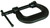 Bessey B-110 C-clamp, drop forged, HD, 6-10 In.