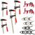 Bessey XM7-B Clamp, spring, steel, 3 In. (8 Pack)