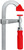 Bessey LMU2.006 Clamp, step-over, 6 x 2 In. 330 Lb. (24 Pack)