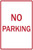 Zing 2374 Parking Sign, NO PARKING, HIP, 12x18, Alum
