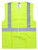 Zing V-200 LE L Hi-Vis Class 2 Mesh Safety Vest, Hook and Loop, No Pockets, Lime, Size L