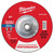 Milwaukee 49-94-0937 7" x 1/8" x 5/8"-11 Performance+ Dual Metal Cut & Grind Wheel - Type 27, 10 Pack