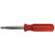 Alfa Tools 4 IN 1 PHILLIPS /SQUARE RED SCREWDRIVER, Pack of 6