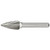 Alfa Tools SG-3L CARBIDE BURR TREE POINTED END 6" OAL DOUBLE CUT