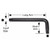 Alfa Tools HK15273 T8 Long Arm Torx -L Key