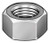 3/8"-16 Hex Nut, 18-8 Stainless Steel