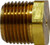 Solid Hex Head Plug I 3/8 BRASS Solid Hex Head Plug I - 28203S