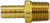 Brass Rigid Male Barb Adapter I 1/2 BARB X 1/2 BSPT MALE ADAPTER - 32456