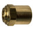Midland Metal 32752 Reusable Ferrule, 1/4 in Nominal, Hose Barbed, Brass