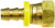 Midland Metal 30363 Adapter, 1/2 in Hose Barbed x 1/2 in Female Swivel, Brass