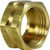 Midland Metal 30022 Cut Hex Nut, 3/4 in FGH, Brass
