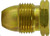 Midland Metal 34036 Plug POL, Brass