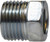 Midland Metal 12001 Nut, 1/8 in Male Inverted Flared, Steel, Zinc Chromate