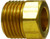 Inverted Flare Brass Nut 1/4 INVERTED FLARE BRASS NUT - 12014