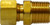 Midland Metal 18194 Adapter, 1/2 in Tube OD x 3/8 in Male NPTF, Brass