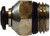 METRIC TUBE STRAIGHT MALE 4MM OD X 1/4 MIP ADAPTER N-PLTD - 20631N