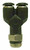 Midland Metal 20823 Universal Swivel Wye, 10 mm Push-In x 1/4 in MPT x 10 mm Push-In, Composite, Nickel-Plated