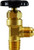 Flare To Male Pipe Brass Truck Valve 5/8 X 1/2 FLARE X MIP TRUCK VALV - 46476