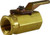 Midland Metal 46922A Miniature Ball Valve, 1/4 in Nominal, FIP x FIP, 1000 psig Pressure, Brass Body
