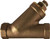 Midland Metal 940523 Y-Pattern Strainer with #20 Mesh Screen, 1/2 in Nominal, FNPT, 250 psi WOG Pressure