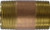 Brass Nipple 1-1/2 Diameter 1-1/2 X 2 RED BRASS NIPPLE - 40141