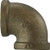 Midland Metal 44102LF 90 deg Elbow, 3/8 in FPT x 3/8 in FPT, Bronze