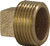 Cored Square Head Plug 3/8 BRONZE SQ HD CORED PLUG - 44652